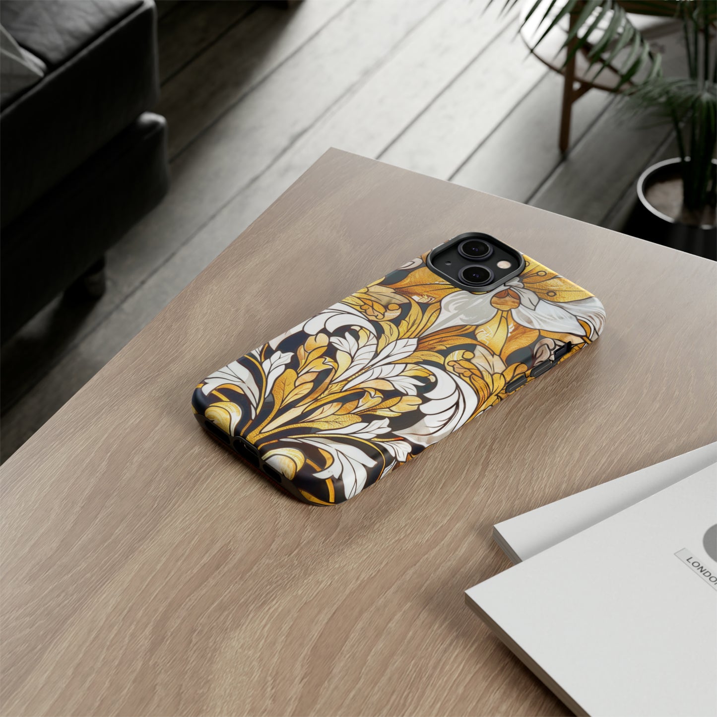 Art Deco Stained Glass floral Phone Case