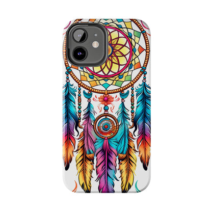 Psychedelic Native American Dreamcatcher iPhone Case | Fusion of Art and Cultural Heritage