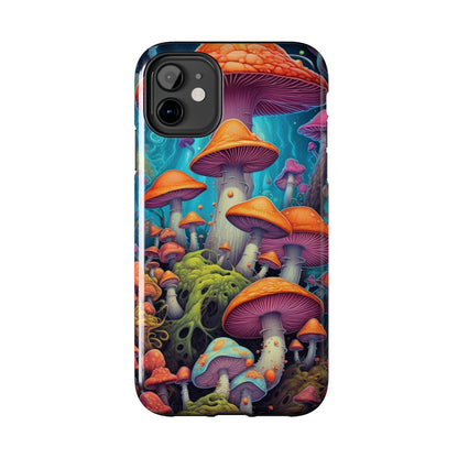 Trippy Magic Mushroom Tough iPhone Case | Embrace the Psychedelic Enchantment