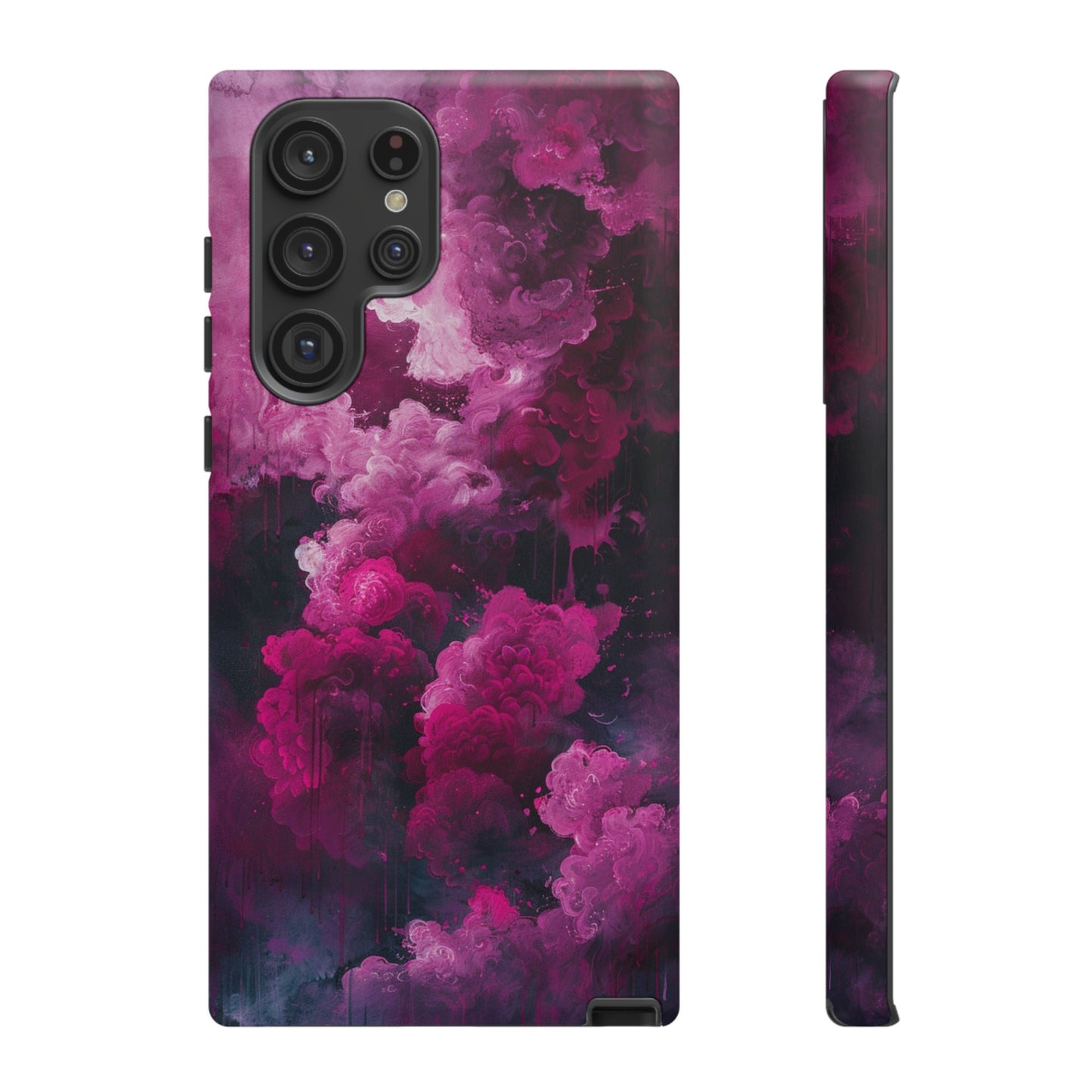 Magenta and Blue Color Explosion Phone Case