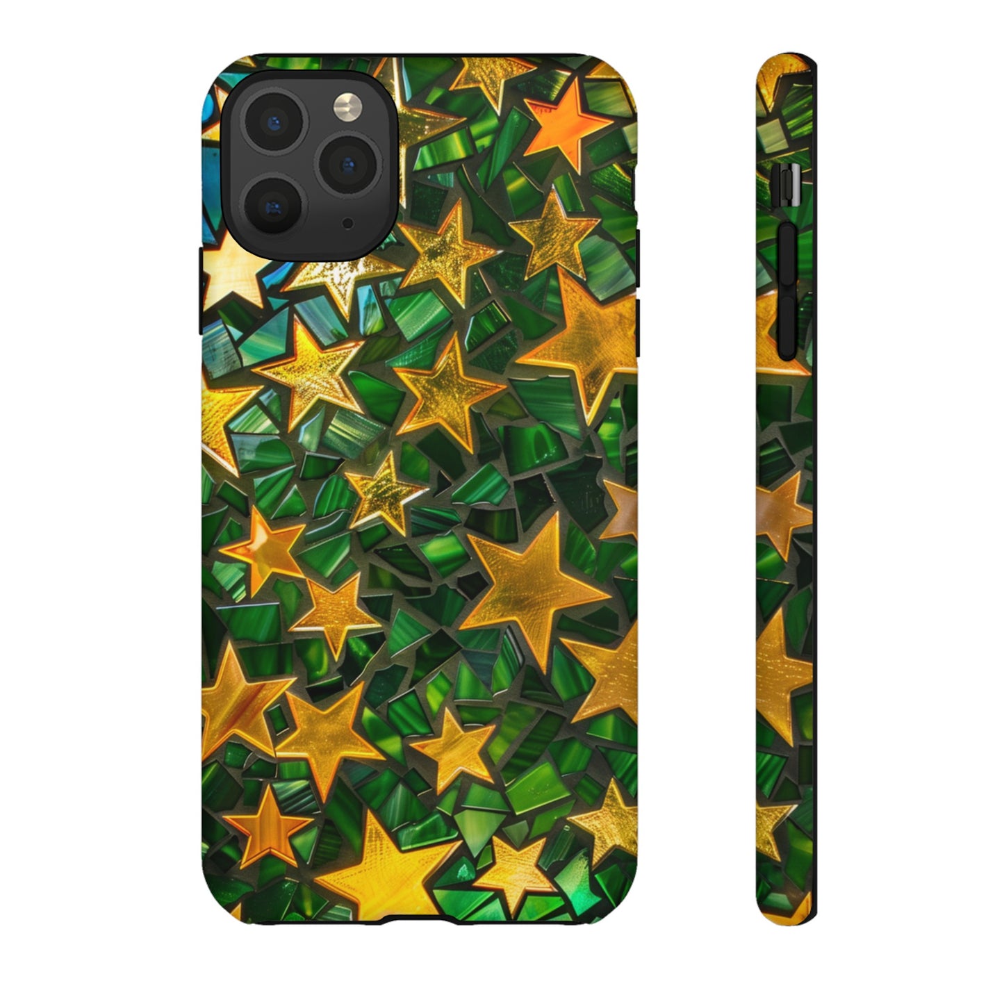 Green Celestial Stained Glass Mosaic Phone Case