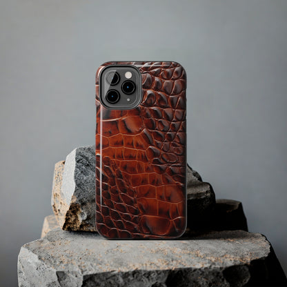 Alligator Skin Texture iPhone Case | Embrace Luxurious Style and Protection