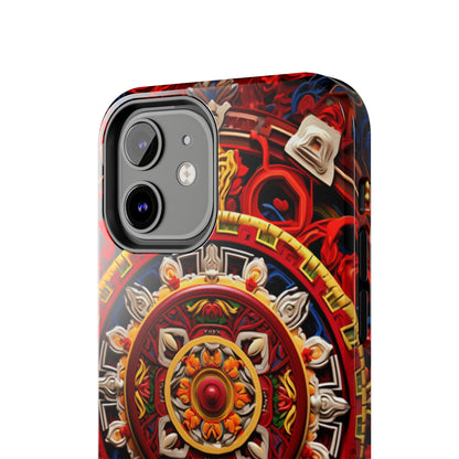 Mystical Visions: Psychedelic Tibet Mandala | Buddhist iPhone Case