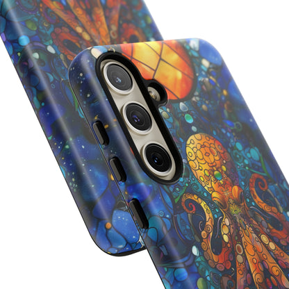 Octopus Stained Glass Undersea Magic Phone Case