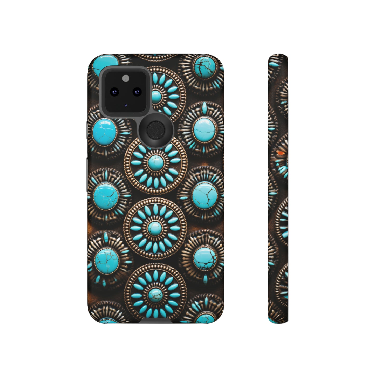 Vintage Navajo Native American Turquoise Concho Phone Case