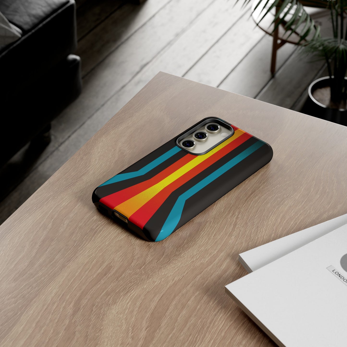 Retro Lines 1980s Flashback Phone Case