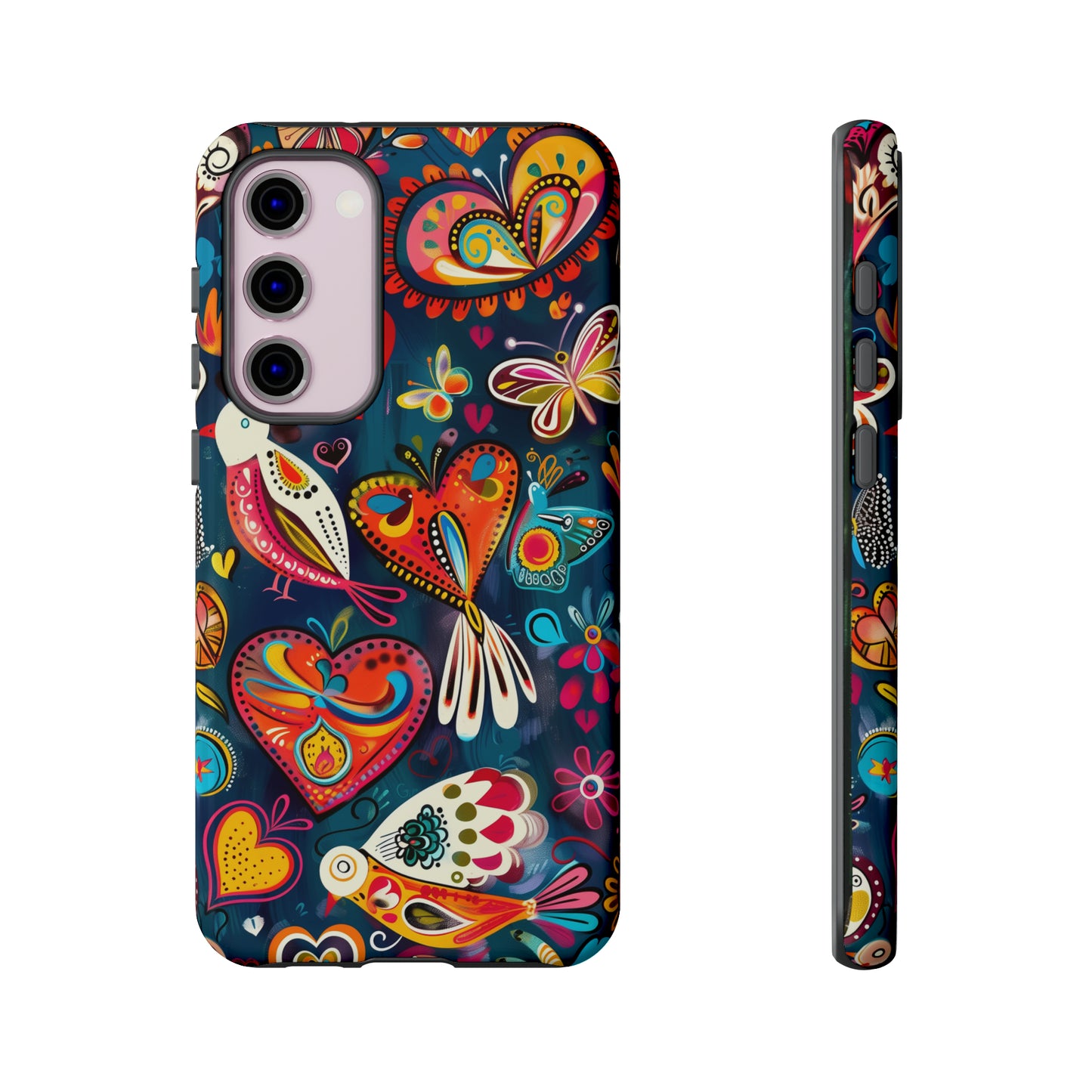 Bright Colorful Mexican Style Mural Painting Phone Case