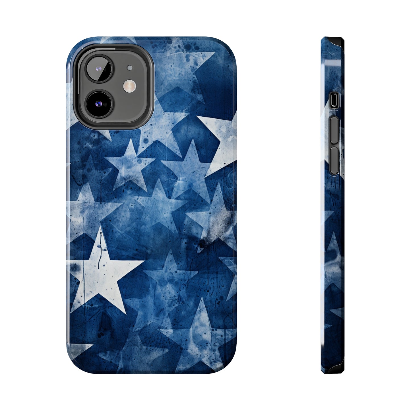 Starry Nights: Denim Dreams | Celestial Star-Patterned iPhone Case