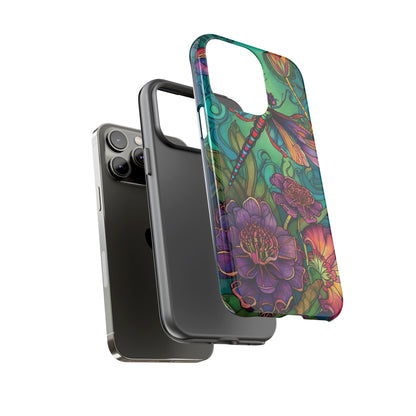 Art Nouveau Dragonfly - A Timeless Symbol of Elegance for Google Pixel, iPhone, and Samsung Cases