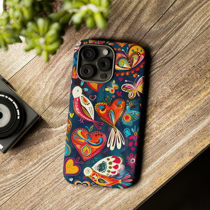 Bright Colorful Mexican Style Mural Painting Phone Case