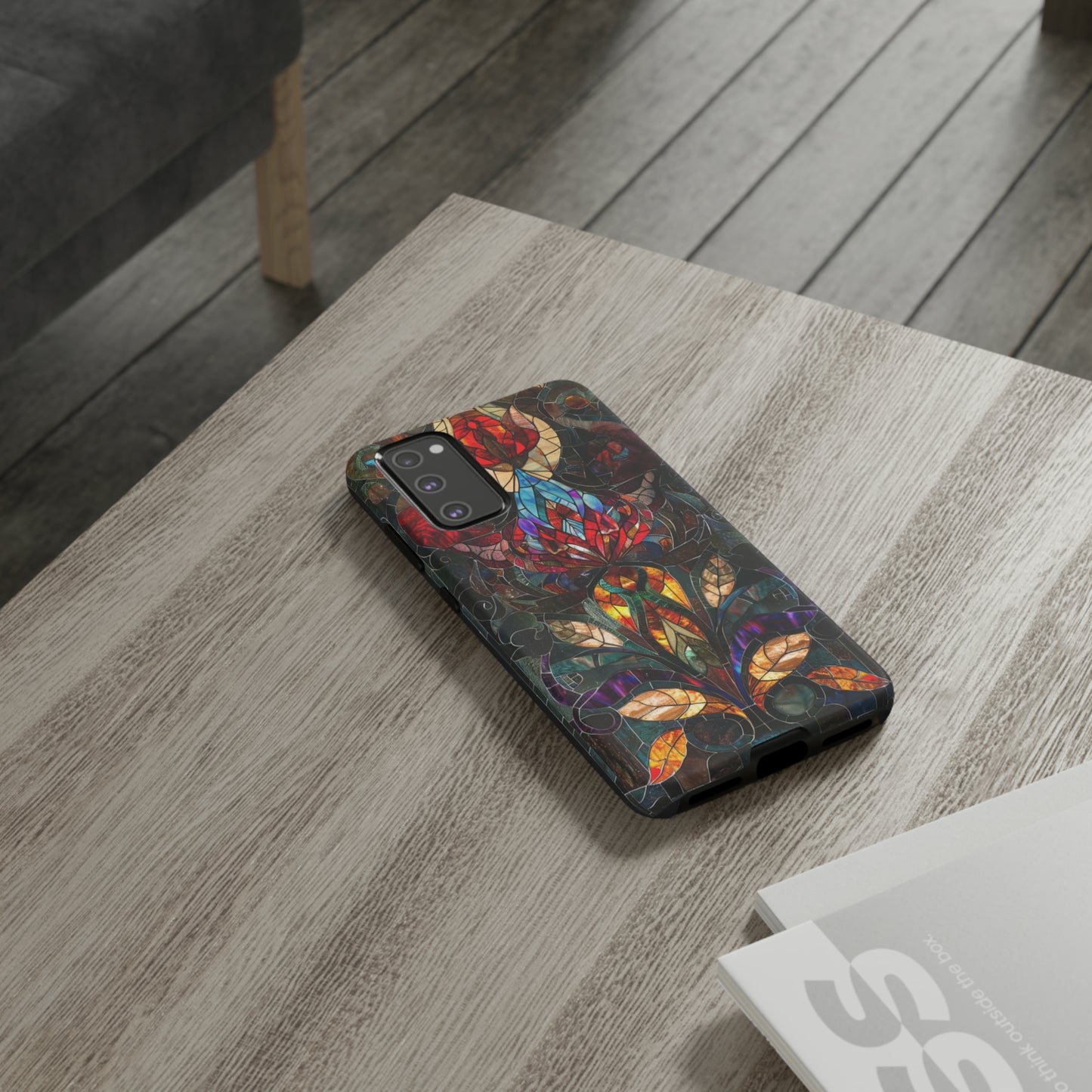 Art Deco Stained Glass floral Phone Case