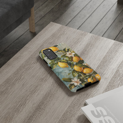 Mediterranean Lemon Tile Oil Painting iPhone 13 Case