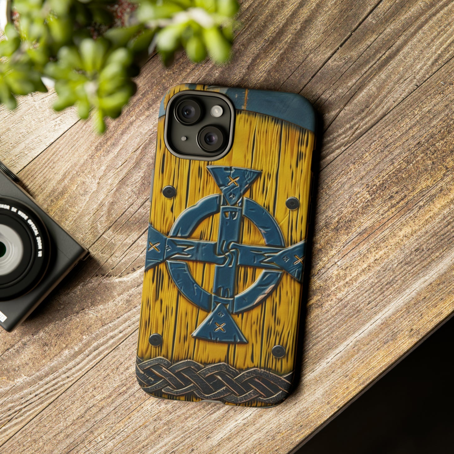 Viking Battle Shield Phone Case