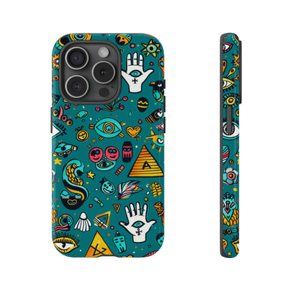 UFOs and Ancient Egypt Talisman Collage Phone Case