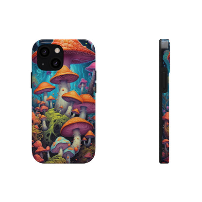 Psychedelic Magic Mushrooms Phone Case for iPhone | Embrace the Enchanting Trippy Vibes with Reliable Protection