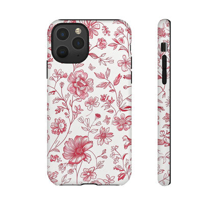 Pink Floral Wildflower Phone Case