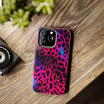 Wild Child: Trippy Leopard Spots Mystique | Dynamic iPhone Case