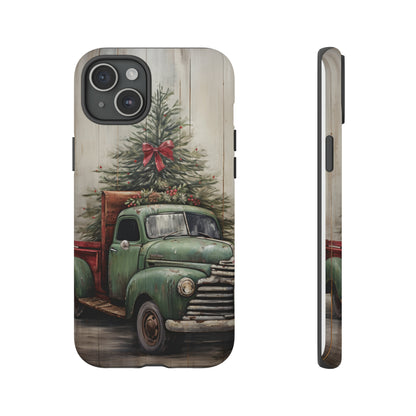 Christmas Pickup Truck Phone Case for iPhone