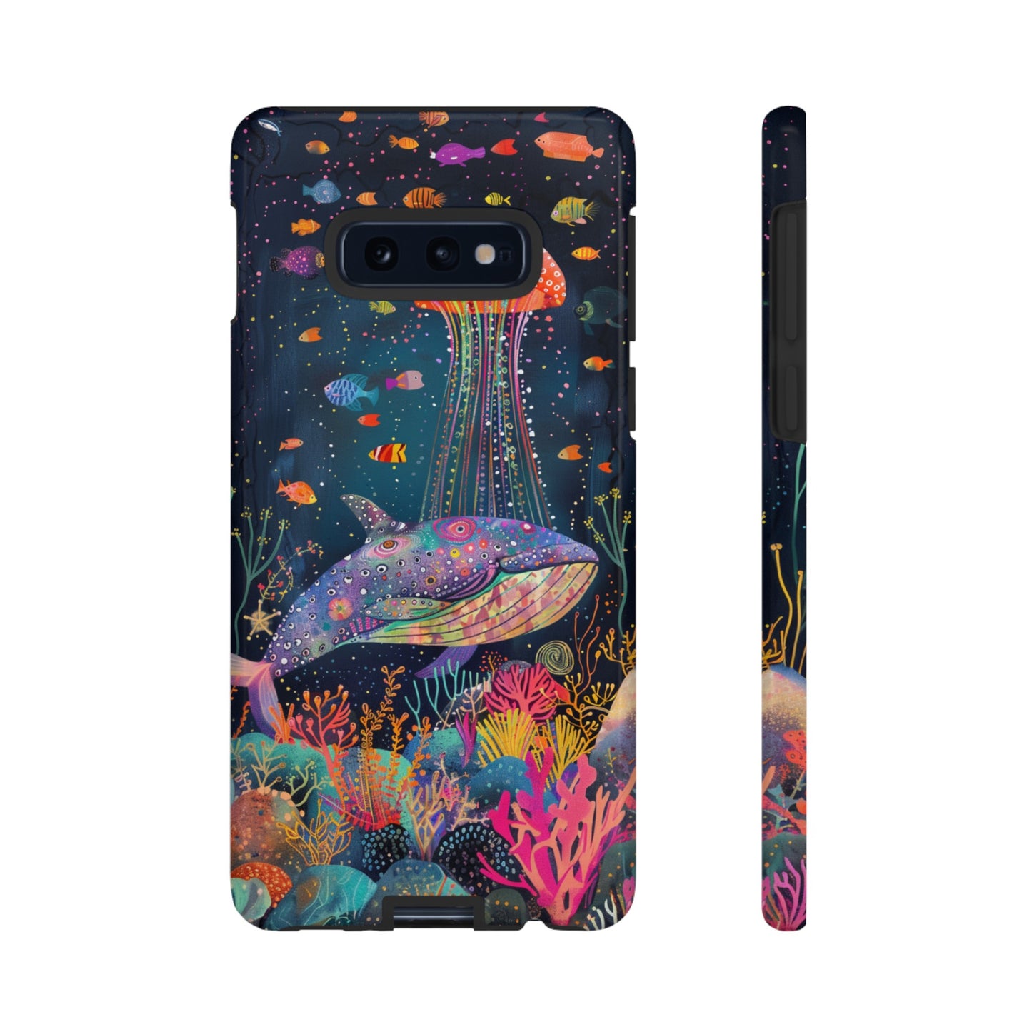 Whale Shark, Turtle, Jellyfish Phone Case