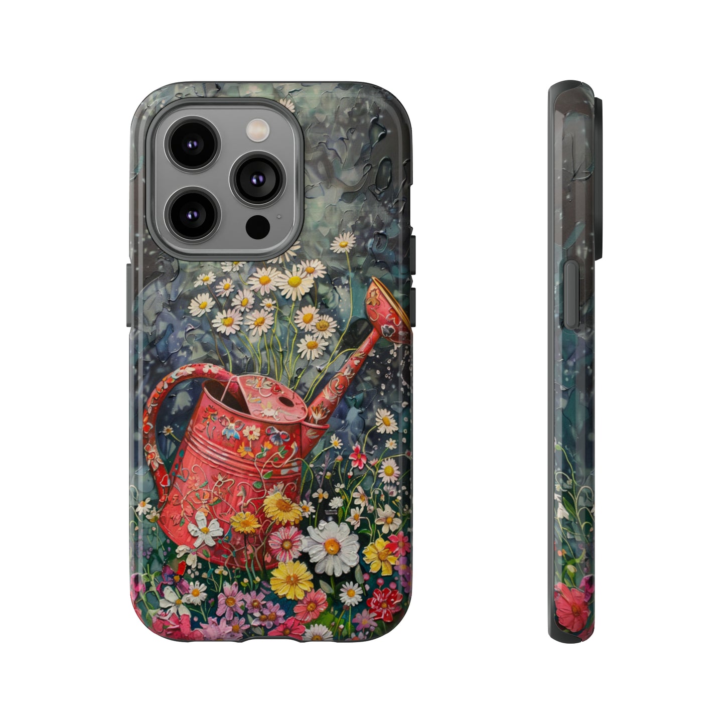 Flowers and Watering Can Floral Oil Painting Phone Case