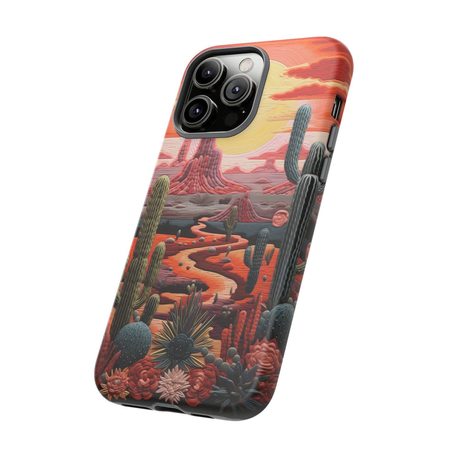 Cactus Desert Sunset Phone Case