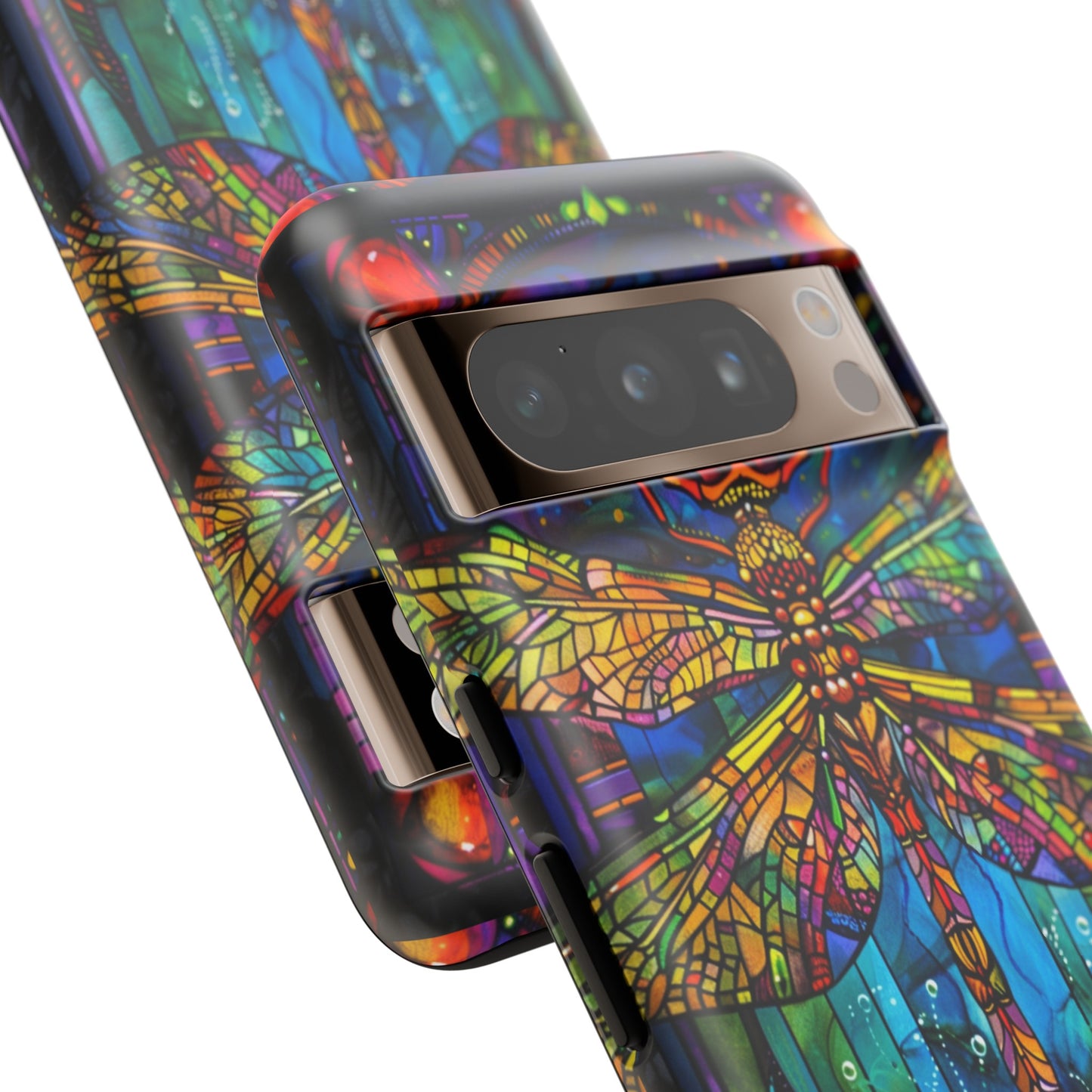 Art Deco Stained Glass Dragonfly Phone Cover