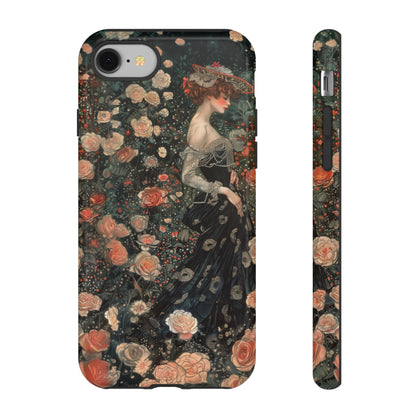 Art Nouveau French Floral Beauty Painting Phone Case