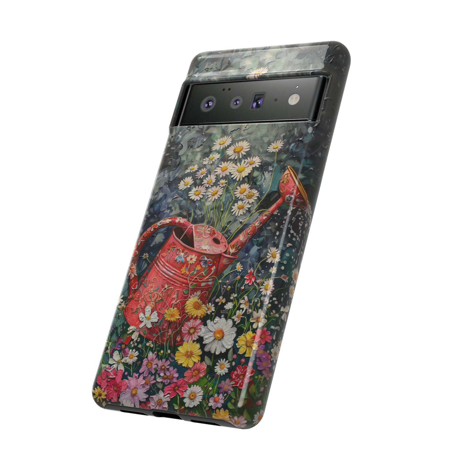 Flowers and Watering Can Floral Oil Painting Phone Case