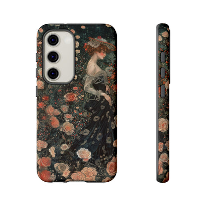 Art Nouveau French Floral Beauty Painting Phone Case