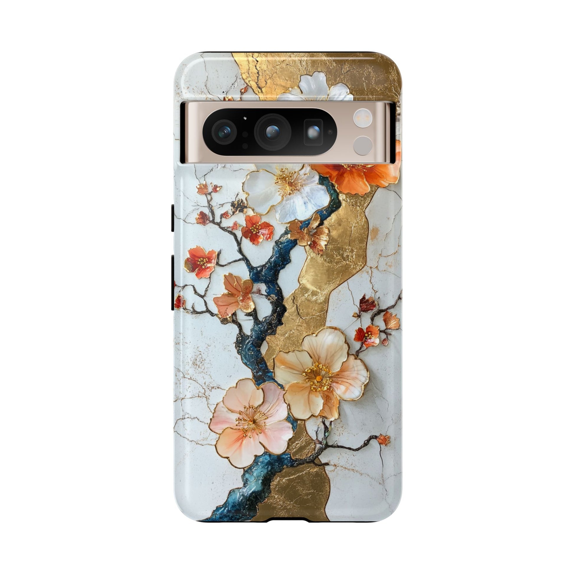 Elegant floral aesthetic phone case for Google Pixel