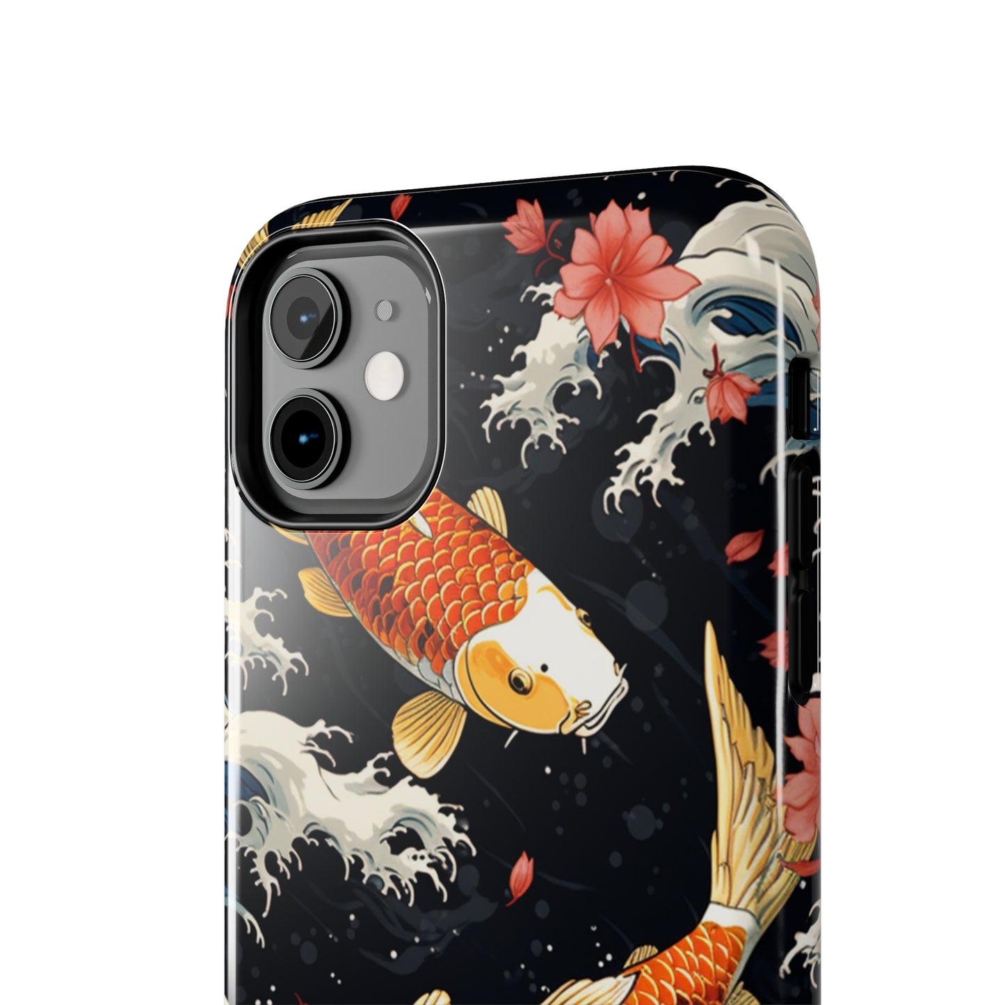 Graceful Flow: Koi Fish Inspired | Japanese Art Masterpiece iPhone Case