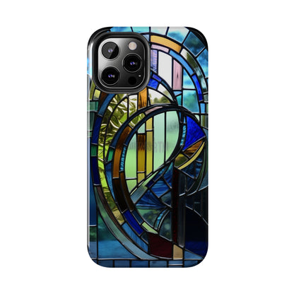 Stained Glass Floral: Art Deco Delight | Boho Chic Tough Case for iPhone & Samsung Galaxy Models