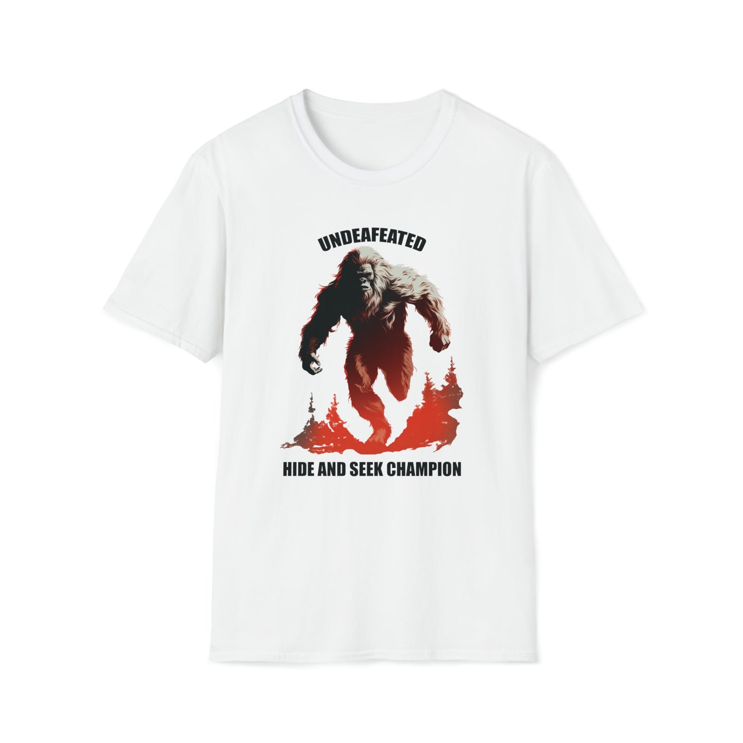 Undefeated Hide & Seek Champion Tee | Funny Bigfoot Shirt | Various Colors