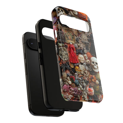 Retro Halloween Trinket Collage Phone Case
