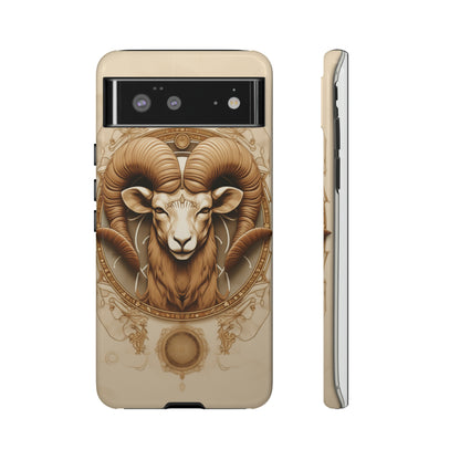 Aries Astrology Stained Glass Phone Case