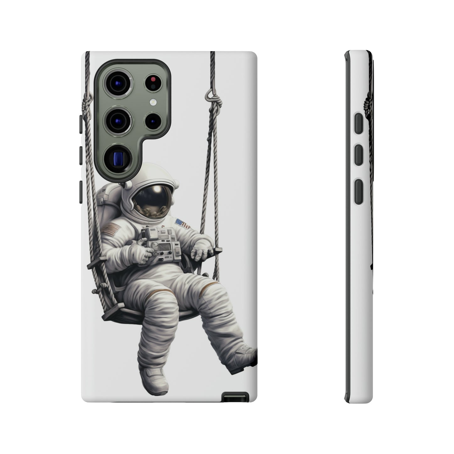 Astronaut on a Swing Phone Case