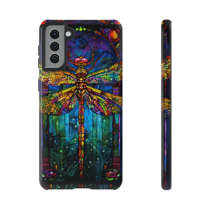 Art Deco Stained Glass Dragonfly Phone Cover