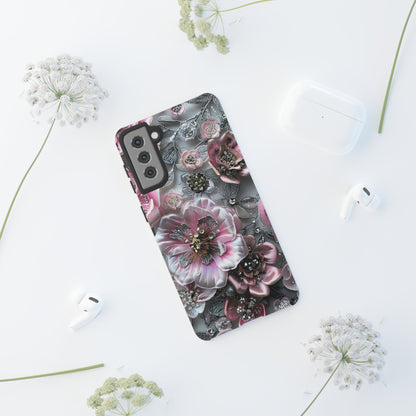 Coquette Aesthetic Floral Art iPhone 15 Case