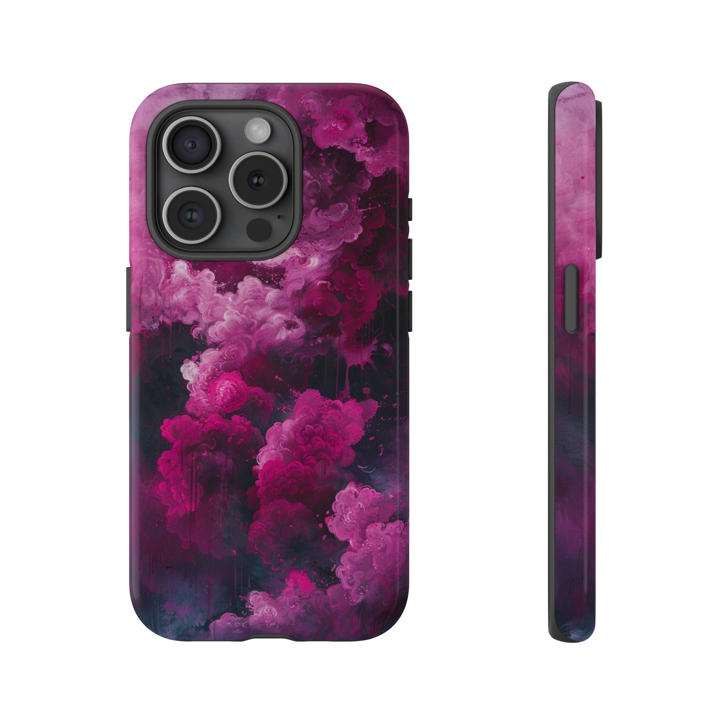 Magenta and Blue Color Explosion Phone Case