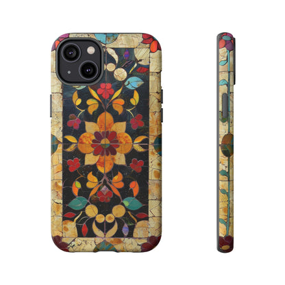 Azulejo Porcelain Vintage Tile Mediterranean Design Phone Case