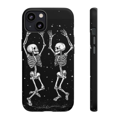 Halloween Dancing Skeletons iPhone Case