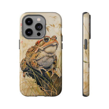 Toad on a Branch Japanese Style Art Painting Phone Case