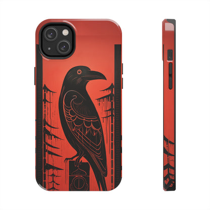 Mystic Totem: Northwest Native American Tribal Raven | Cultural Heritage iPhone Case