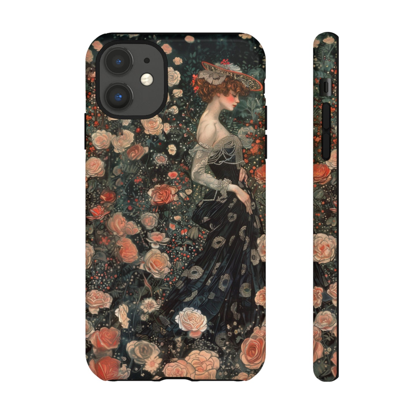 Art Nouveau French Floral Beauty Painting Phone Case