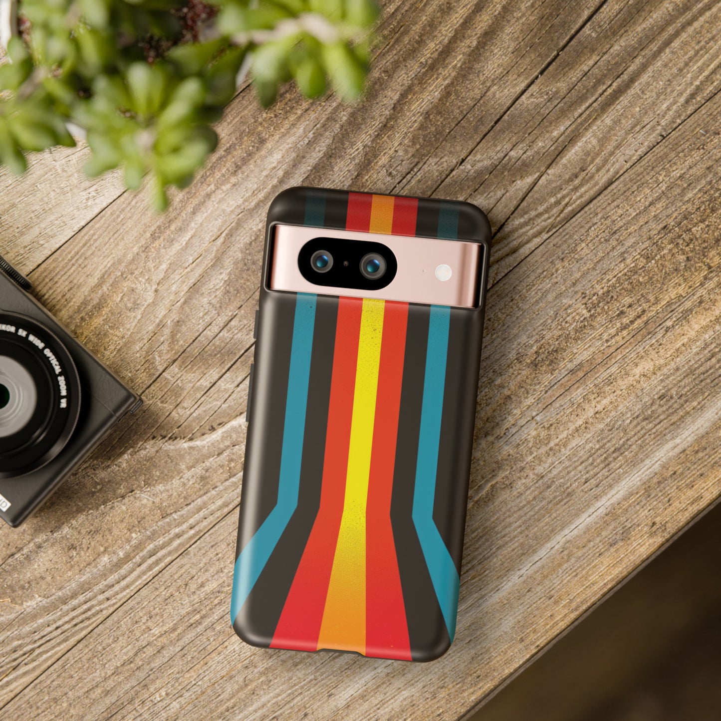 Retro Lines 1980s Flashback Phone Case