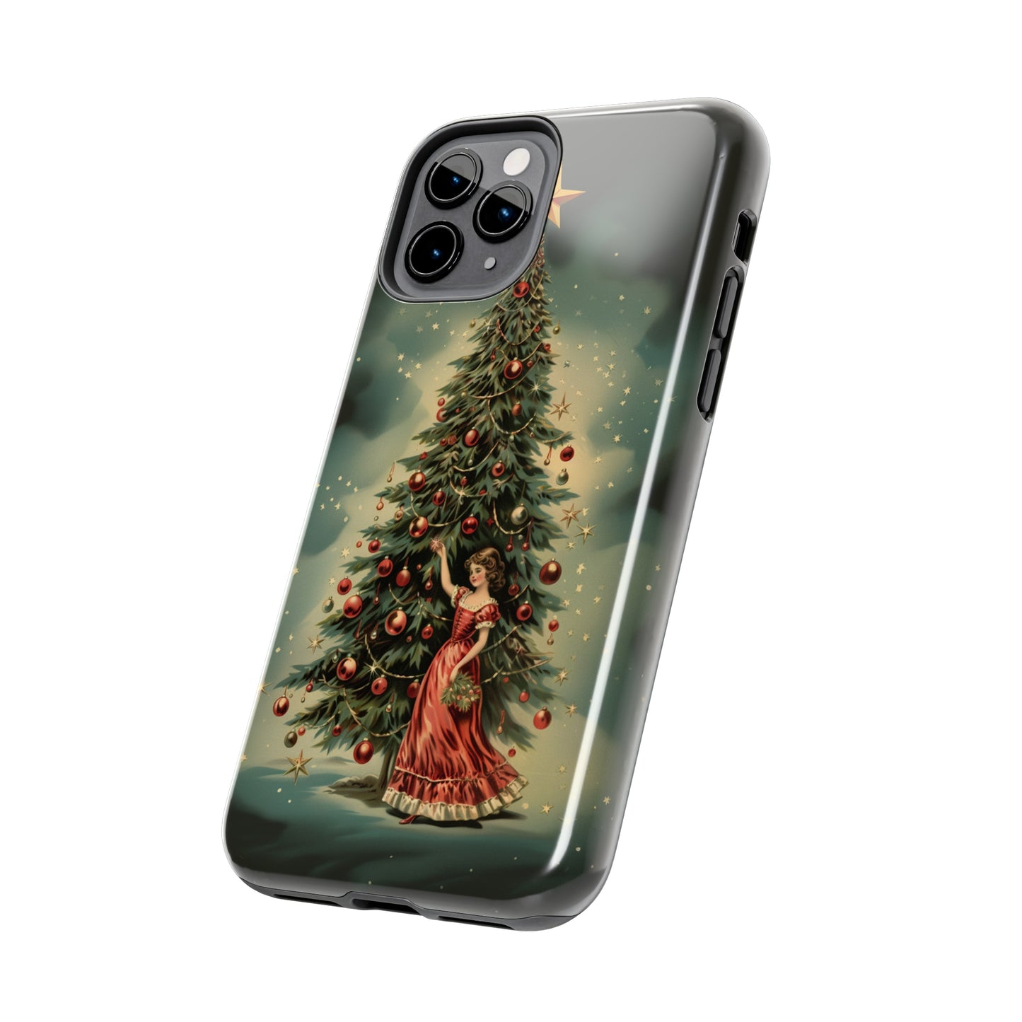 Vintage Christmas Charm Case for iPhone