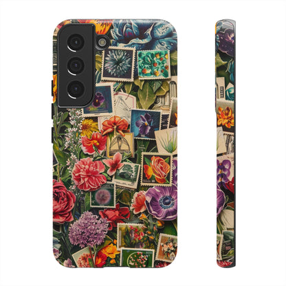 Vintage Floral Stamps Phone Case