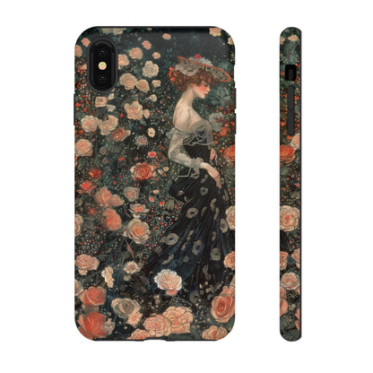 Art Nouveau French Floral Beauty Painting Phone Case