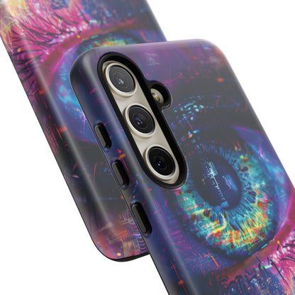 Eye of the Beholder Cyberpunk Art Phone Case