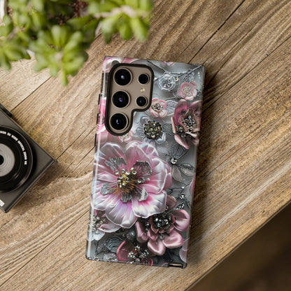 Coquette Aesthetic Floral Art iPhone 15 Case